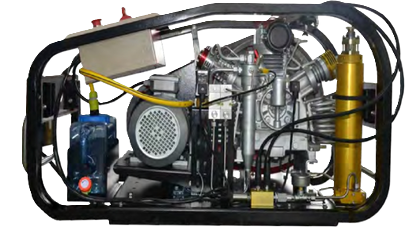 IDE Baaria Profi compressor rear view